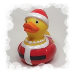 Mrs Claus Santa Duck