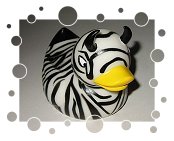 Zebra Devil Duckie