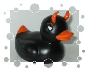 Little Black Devil Duckie