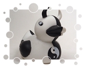 Yin Yang Devil Duckie