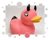 Pink Devil Duckie