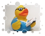 Ente mit Buch
