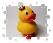 Ente mit Krone