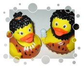 Duck Cavegirl & Duck Caveman