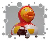 Badeente Rotkäppchen