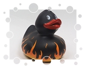Flammen-Ente