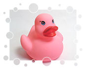Badeente pink