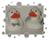 LED-Glitter Ducks