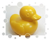 alte Plastik-Ente