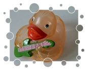 LED-Ente mit Gitarre