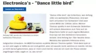 Electronica's - "Dance little bird"