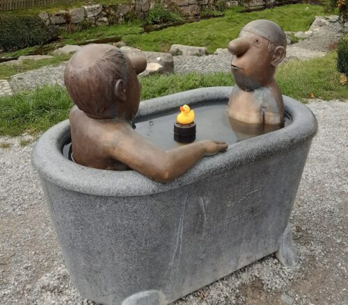 Loriot-Denkmal in Münsing (Quelle: Wikipedia)